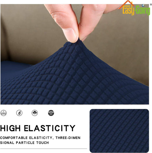 Easy-Going Stretch Cushion Cover Sofa Cushion Furniture Protector Sofa Seat Sofa slipcover Sofa Cover Soft Flexibility with Elastic Bottom(Sofa Cu...