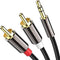 3.5mm to RCA Audio Auxiliary AUX Stereo Y Splitter Cable, 3.5 MM Convert to RCA Cable (3.3ft)......