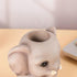 Elephant Pen Pencil Holder, Cute Animal Ornament Makeup Brush Holder Toothbrush Holder Home Office Desk Decor Organizer Accessory...