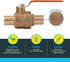 SharkBite 1 Inch Crimp Ball Valve, Brass Plumbing Fitting, PEX Pipe, PE-RT, 22463LFA...