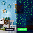 Realistic Tiny 3D Domed Glow in The Dark Stars, 826pcs Glow Dots and Stars, Adhesive Glow Stars for Kids Bedroom,Luminous Stars Stickers Create a ...