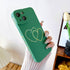 for iPhone 14 Plus Case for Women Girls Cute, Gold Plated Letter Double Heart Case Soft Shockproof, Full Camera Lens Protective Phone Cases for iP...