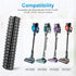 Vacuum Replacement Parts Compatible with Shark Rocket Vacuum Cleaner Models HV300, HV302, HV320, HV321, Lower Nozzle Rocket Hose Replacement, 6" x...