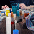 10Pcs Plastic Specimen Cups, 25-30ml Stool Container Sample , Urine Cup with Spoon and Lid for Laboratory...