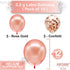KatchOn, Big Rose Gold 21 Balloon Number - 40 Inch, 21th Birthday Decorations for Girls | Rose Gold Number 21 Balloon with Confetti Balloons | 21t...