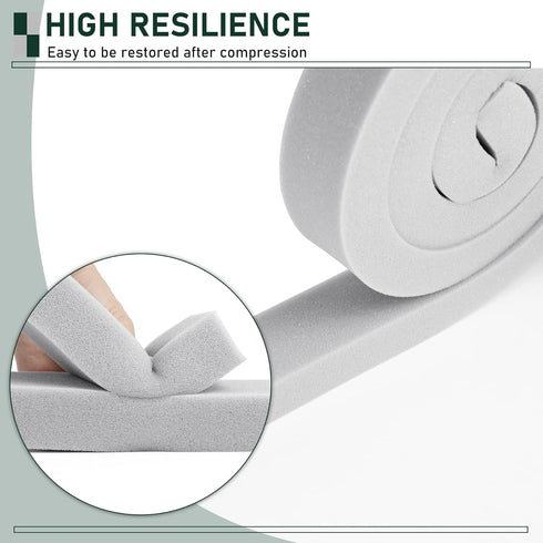 Window AC Foam Weather Stripping, Non-Adhesive Foam Seal Strip for Window Air Conditioner, 2 inch x 1 inch x 6.5 feet Sealer Gap Foam Tape...