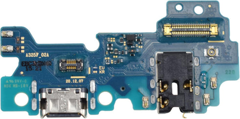 USB Charging Port Replacement Part Assembly Board for Samsung Galaxy A32 SM-A325F with Microphone Headphone Jack and Tool Kit...