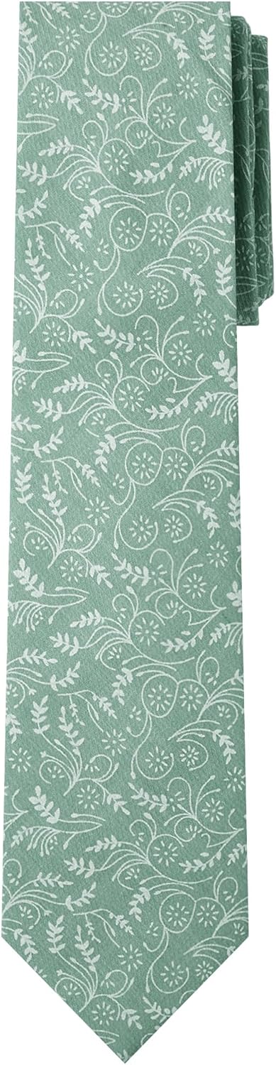 Jacob Alexander Men's Regular Floral Neck Tie...