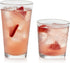 Libbey Flare Tumbler and Rocks Glasses Set, Stylish Lead-Free Drinking Glasses Set of 16, Versatile Dishwasher Safe Kitchen Glassware Set for Part...