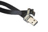 Slim Flat USB C 90 Degree Angled FPV Flat Slim Thin Ribbon FPC Cable USB Type-C 90 Degree to Standard USB A for sync and Charging Black (20CM)...