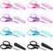 8Pcs Scissors for Crafting Stainless Steel Scissors with Protective Cover Mini Detail Craft Scissors Straight Fine Tips Design for Crafting Facial...