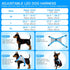 Light Up Dog Harness, Reflective Led Dog Harness Glow-in-The-Dark for Night Walking, USB Rechargeable Lighted Dog Safety Vest for Medium Dogs, Adj...