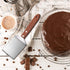 Newtay 2 Pieces Small Brownie Cookie Spatula Metal Stainless Steel Spatula with Wooden Handle for Kitchen Cooking Chef Baking Scraper Turner, 2.5 ...