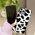 Abbery Designed for iPhone 12 Pro Max Case Cow, Cute Clear with Cow Print Pattern Design Soft Silicone TPU Sturdy Shockproof Protective Woman Girl...