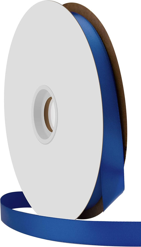 Berwick Offray 5/8" Single Face Satin Ribbon, Royal Blue, 100 Yds...