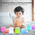 Hifree Touch Bedside Table Lamp,Portable USB-C Rechargeable Night Light for Kids. RGB Dimmable with 3 Modes for Bedroom, Nursery,Living Room. Soft...