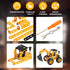 Erector Sets Metal Assembly Toys Model Excavator Kits STEM Projects Model Car Kits to Build Jixin Xyzhi Birthday Gifts for Kids 8-16 Yellow...