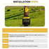 Cut Off Switch Electric Fence Switch of Plastic Single Pole-Yellow...