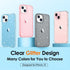 Hython Case for iPhone 15 Case Glitter, Cute Clear Glitter Sparkly Shiny Bling Sparkle Cover, Anti-Scratch Soft TPU Thin Slim Fit Shockproof Prote...