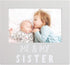 Pearhead Me & My Sister Sentiment Photo Frame, Big Sister or Brother Gift, Sibilng Pictures, Gray...