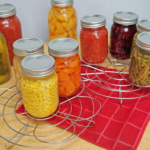 Southern Homewares Canning Rack for Pressure Cooker – Reversible Stacking System for Mason Jars & Food Storage, 2-Pack...