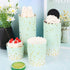 50 Pcs Colorful Greaseproof Paper Baking Cups Large 5 Oz Cupcake Paper Liners Disposable Muffin Cases Cupcake Holders Containers for Wedding Party...