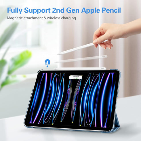 ProCase Cover for iPad Pro 11 Inch Case 2022/2021/2020/2018, Slim Stand Hard Back Shell Smart Cover for iPad Pro 11 Inch 4th Gen 2022 / 3rd Gen 20...