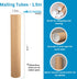 MagicWater Supply Mailing Tube - 1.5 in x 6 in - Kraft - 1 Pack - for Shipping and Storage of Posters, Arts, Crafts, and Documents...