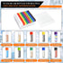 100pcs 2ml vials with caps Plastic Cryogenic Test Tubes with caps lab cryovial Tube Container with 30pcs 3ML Dropper Pipette...
