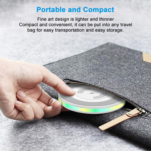 Pixel Wireless Charger Fast Charging Pad for Google Pixel 8a/8/8 Pro/7a/7 Pro/6 Pro, 15W Android Wireless Charger Samsung Charging Pad with QC 3.0...