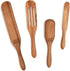 As Seen on TV, Mad Hungry Spurtle 4pc Set, Acacia Premium Wood Finish, Cooking Utensils For Non Stick Cookware, Baking, Whisking, Smashing, Scoopi...