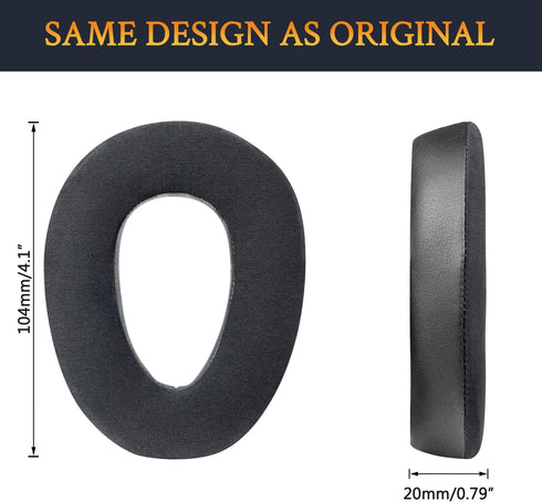 SOULWIT Professional Earpads Replacement for Sennheiser PXC550, PXC 550-II, MB660 UC, MB 660 MC, Ear Pads Cushions with Noise Isolation Foam - PXC...