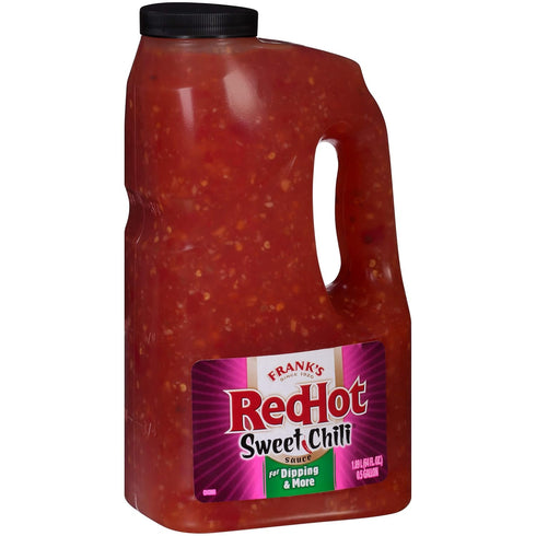 Frank's RedHot Sweet Chili Sauce, 0.5 gal - One Half Gallon Bulk Container of Sweet Chili Hot Sauce for Wings, Pizza, Sandwiches, Stir Fry, and Mo...