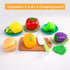 50Pcs Kitchen Playset, Toddler Pretend Cooking with Play Pots and Pans, Utensils Cookware, Daily Food, Fruit &Vegetables Accessories, Learning Gif...