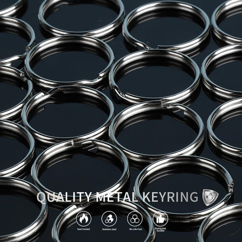 Teenitor Keychain Clip Key Chian Rings, Lobster Claw Clasps with Key Rings, 72pcs key chain hooks Keychains Clips 32pcs Key Rins and 400pcs Jump R...