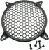 2 Pack 6 Inch Speaker Grills Subwoofer Grill Waffle Grill Guard Protector Covers with Mounting Screws ABS Mesh Round Subwoofer Speaker Cover......