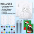 Nuberlic 2 Pack Pre Drawn Canvas for Painting Paint and Sip Kits for Adults Sip and Paint Kit for Adult's Date Night for Christmas (8x10)...