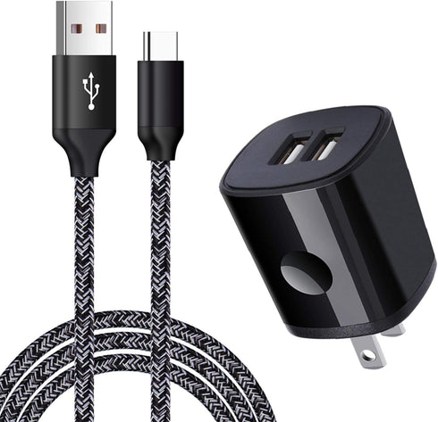 Fast Charging Charger Cable for Samsung Galaxy A11 A01 A21 A51 A71 A9 A12 A32 A52 A72 A13 A10E A03s A15 A14, S24 S23 S22 S21+ S20 FE Note 20 Ultra...