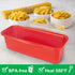Potahouse® Microwave Pasta Cooker with Strainer Lid, Quick Cooking in 10-15 Min Spaghetti Cooker Microwave Steamer for Dorm Kitchen Offices Colleg...