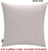 TRENDIN Square Pillow Cover - 18 X 18 Inch Decorative Throw Pillowcase, Porch Rules PL240TR...