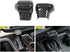 Car Interior Accessories Gear Stick Shift Knob Trim Sticker Head Trim Fit for Toyota Sienna 2021-2023 ABS 2PCS(Carbon Fiber Style)...