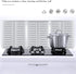2 Pieces Splatter Guards for Frying Stove Splatter Guard Anti Oil Barrier Nonstick Aluminum Oil Shield Guard for Kitchen Cooking Guard...