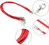 10 Pieces 2mm Red Leather Cord Necklace with Lobster Clasp Ideal for Jewelry Making, Pendants, and Bracelets DIY Projects Beading Supplies...