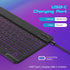 DTTO Bluetooth Keyboard, Wireless Rechargeable Keyboard for Android Tablet Cell Phone Smartphone iPad Pro Air Mini iPhone Windows Surface, Black.....