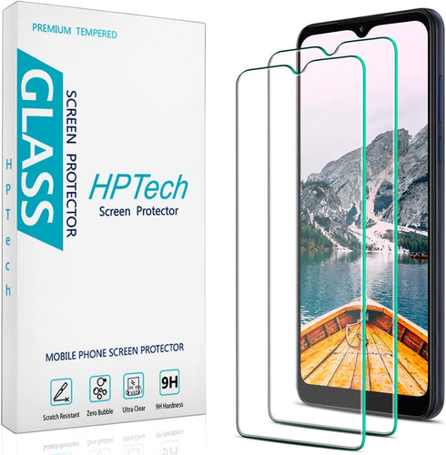 HPTech (2 Pack) Designed for Motorola Moto G Pure Tempered Glass Screen Protector, Easy to Install, Anti Scratch, Bubble Free...