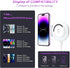 UCOMX Nano Mini Magnetic 2 in 1 Wireless Charger,Traveler Wireless Folding Charging Station,Compatible for iPhone 12/13/14/15 Pro Max,AirPods Pro,...
