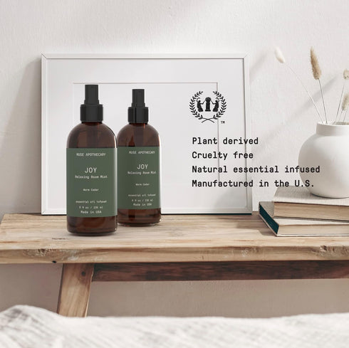Muse Apothecary Room Ritual - Botanical Collection - Christmas Room Spray, Aromatic and Relaxing Room Mist, Air Freshener Spray, Infused with Natu...