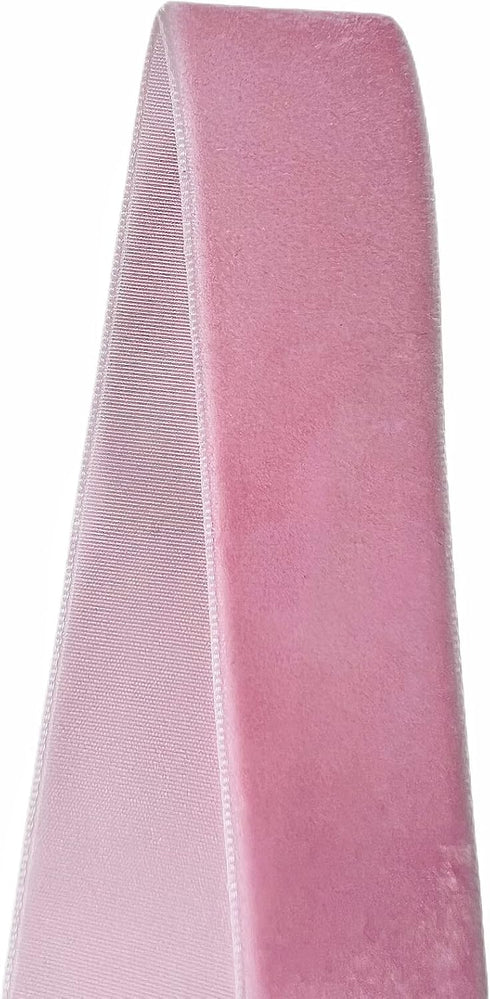Vintage Pink Velvet Ribbon, 1 Inch X 25Yd...