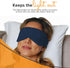 Happyluxe Escape Sleep Mask - Buttery Soft Airplane Eye Mask for Sleeping or Napping in Bed. Machine Washable. - Navy Blue, Made in USA...