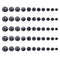 55pcs Black Carbon Brush Cover Plastic with Slotted Connector Multi Diameter 9.8mm-21.8mm Replacement Parts for Hammer Grinder Electric Power Tool...